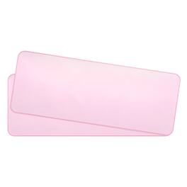 Unique Bargains - 2pcs Universal Silicone Keyboard Protector Skin for 15.6"-17.3" Laptop, 14.2 x 5.1 Inch Ultra Thin Cover - Pink