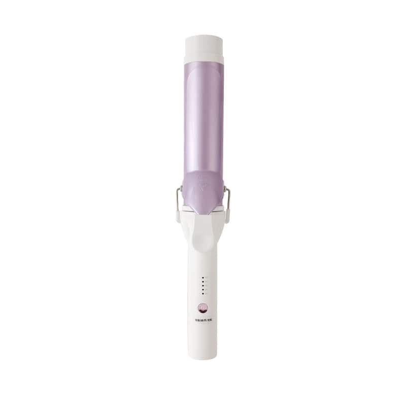 Cluzine - 40mm Curling Iron, Negative Ion Hair Care, 5-Temp Control, Anti-Scald, for Long-Lasting Big Waves