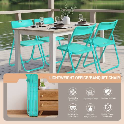 LIGHTWEIGHT OFFICE/BANQUET CHAIR

- Textured Dry Assist Seat
- Lightweight Design
- Commercial Grade
- Stackable Up To 50 Chairs
- 350lb Static Weight Capacity
- Powder Coated Steel Frame