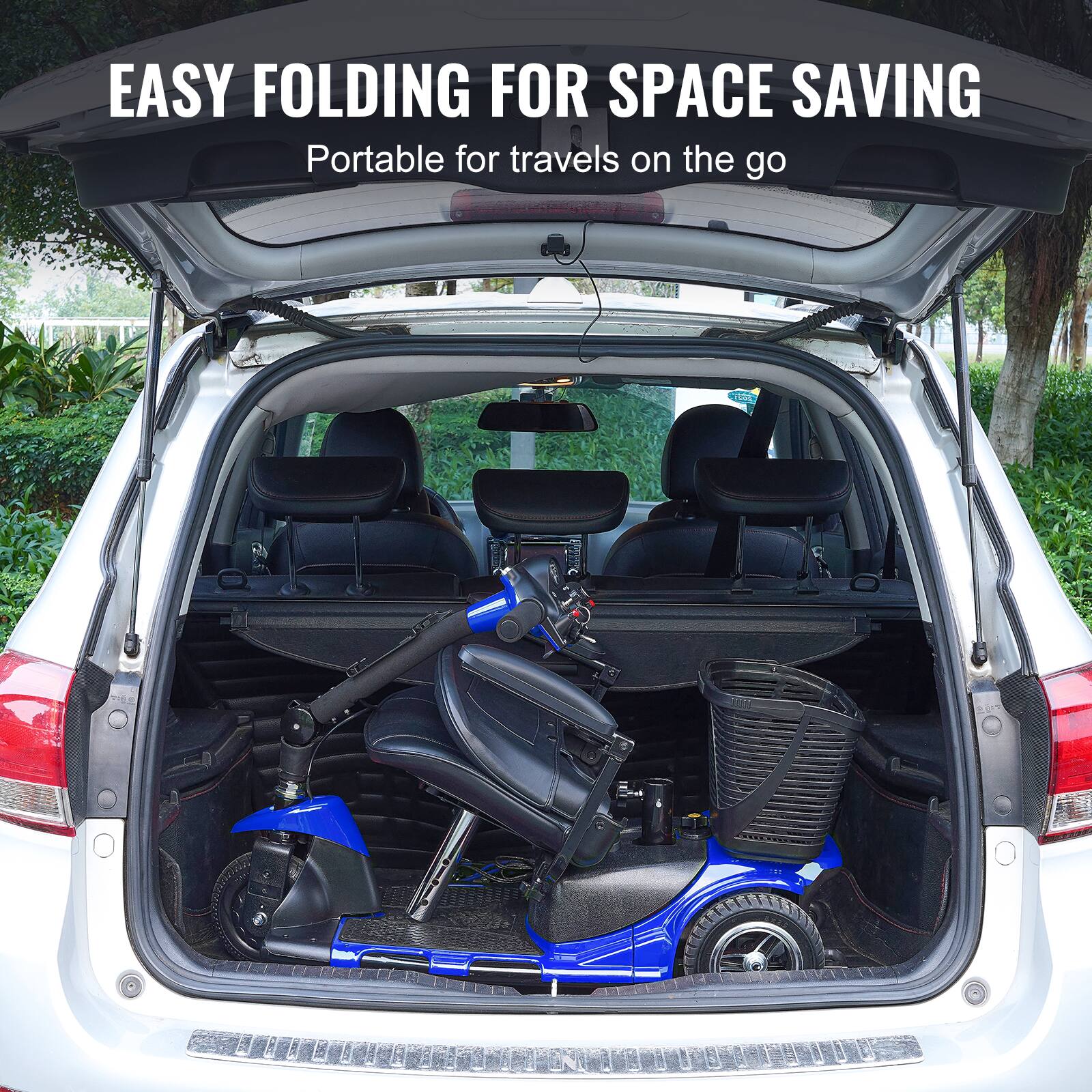 EASY FOLDING FOR SPACE SAVING  
Portable for travels on the go