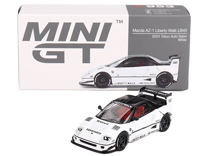 988 TM MINI GT  
Mazda AZ-1 Liberty Walk LB40  
2024 Tokyo Auto Salon  
White  
GT  
DAC  
LIBERTY WALK  
LIFE AT WALK  
LIBERTY WA  
WALK  
Stvree  
TOYO TIRES  
DERTWILN