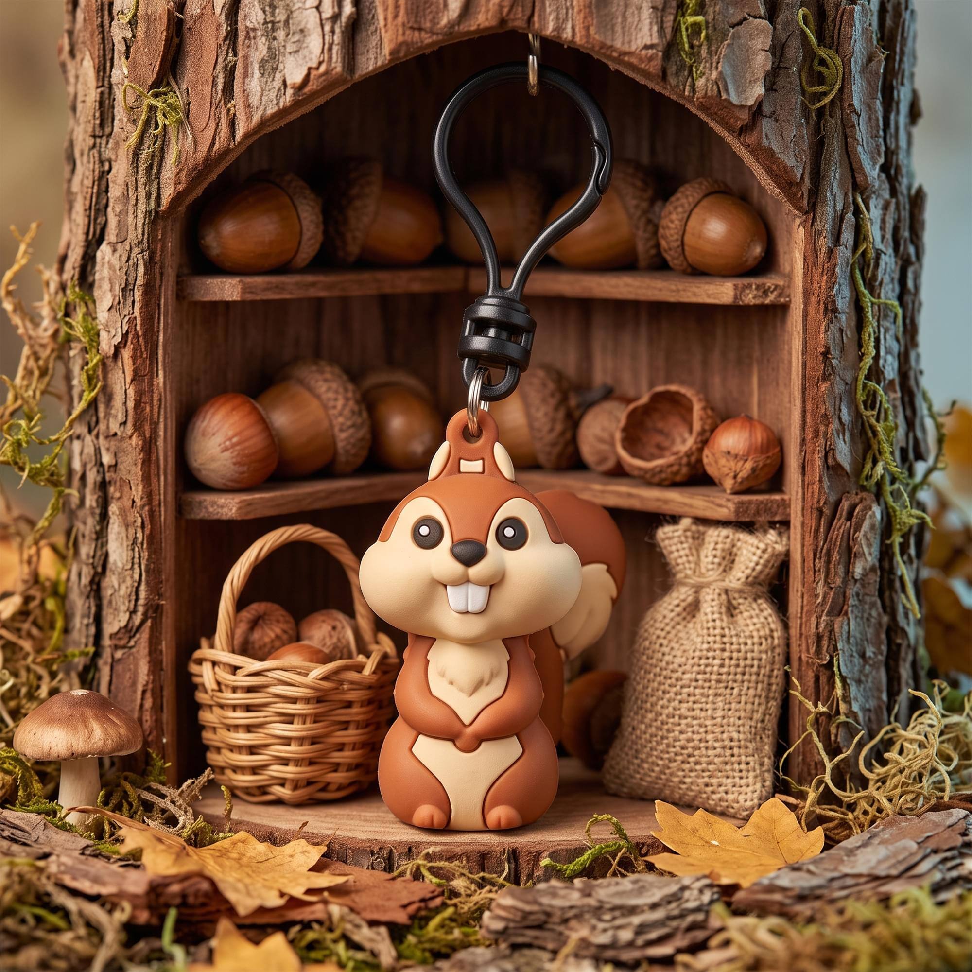 Alt View 5. Monogram - Disney Series 75 Woodland Characters Blind Bag 3D Foam Bag Clip | 1 Random - Multi-Colored.