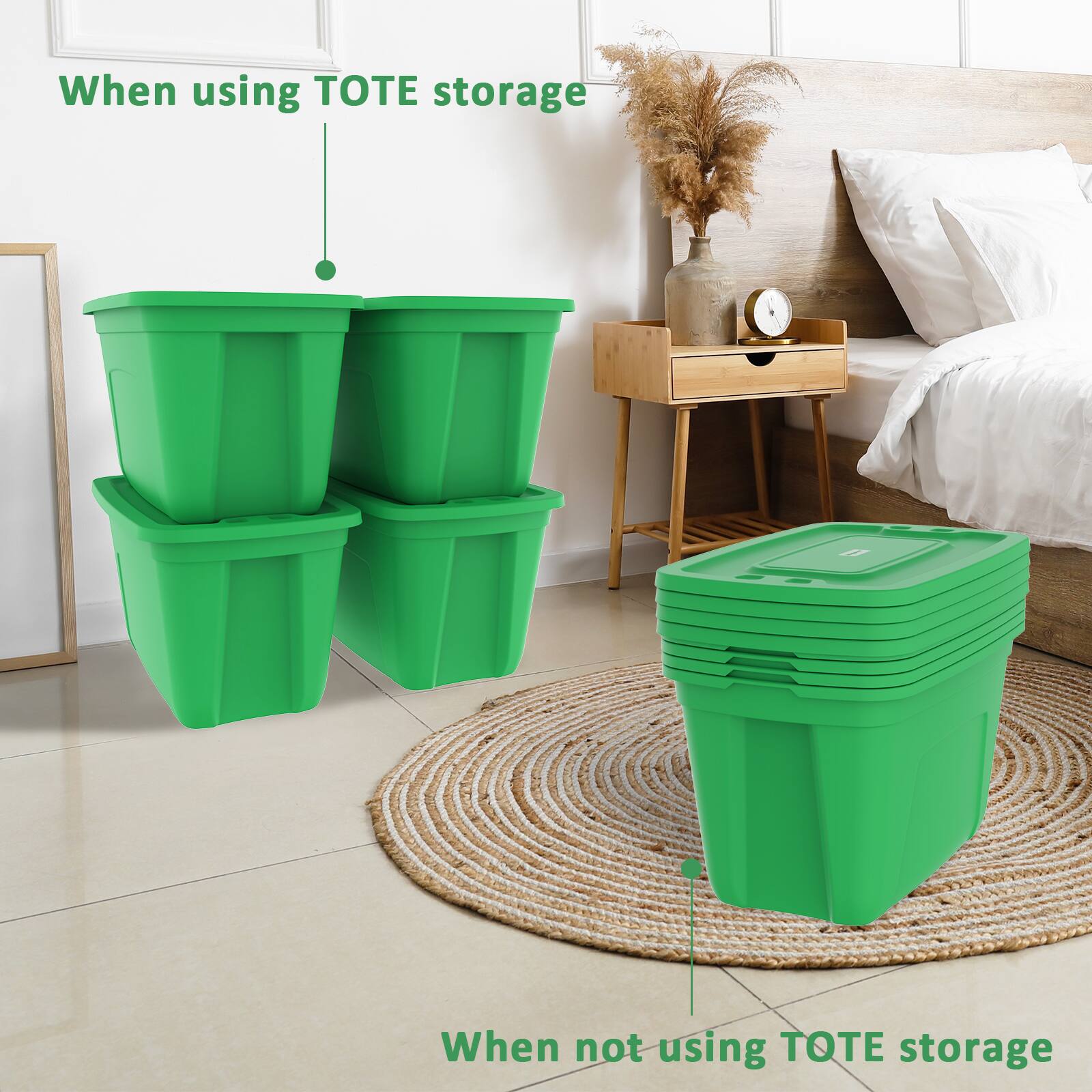 When using TOTE storage

When not using TOTE storage