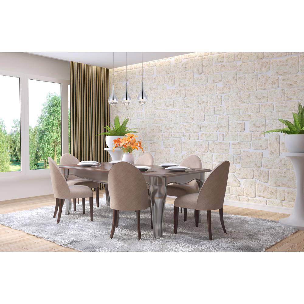 Back. Elegant Lighting - Amherst Collection LED 3-light chandelier 24in x 4in x 9in chrome finish - Chrome.