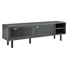 Front. Modway - Kurtis 60" TV Stand by Modway - Charcoal.
