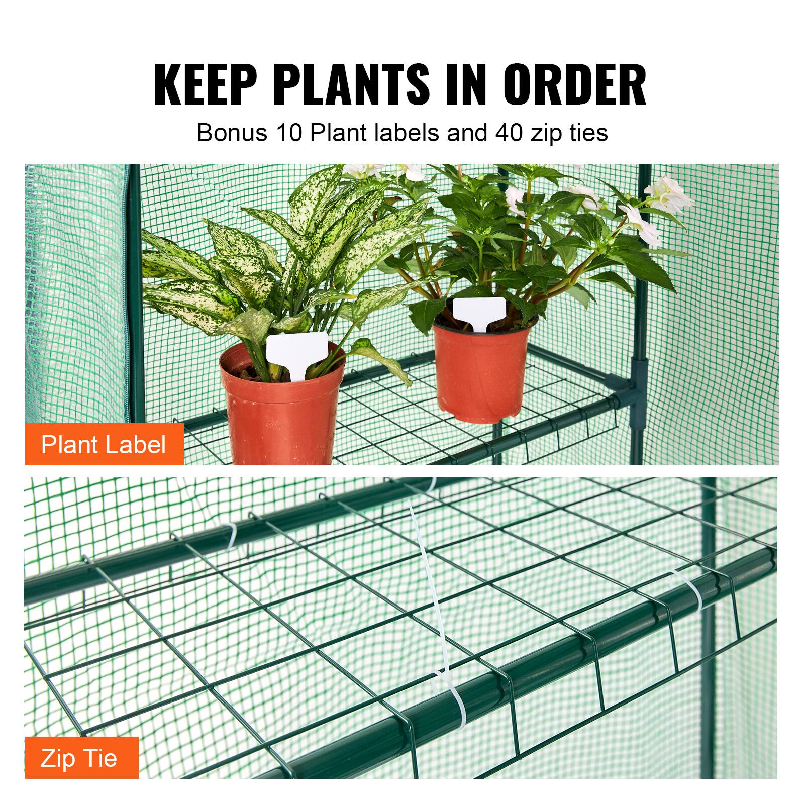 KEEP PLANTS IN ORDER
Bonus 10 Plant labels and 40 zip ties
Plant Label
Zip Tie