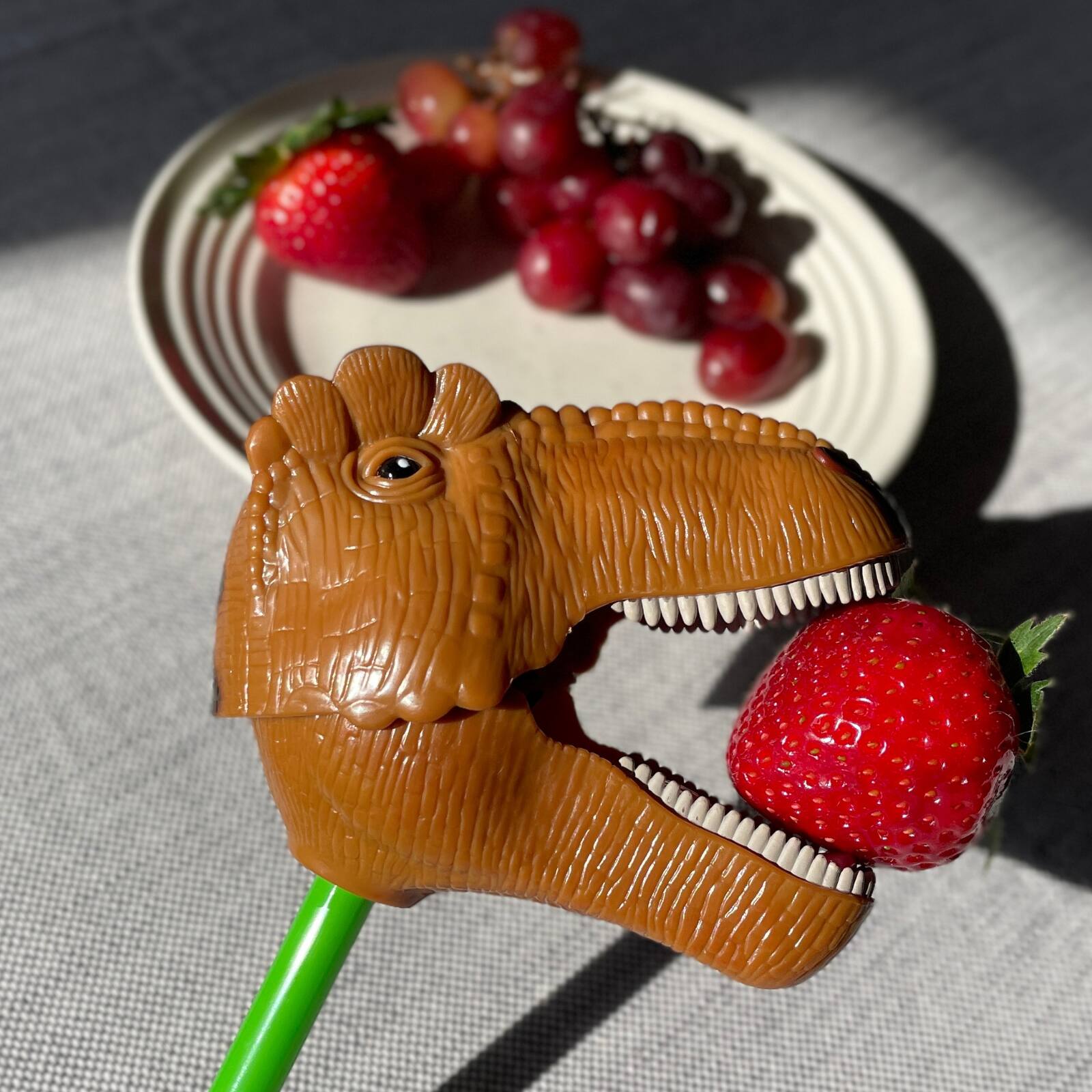 Back. Safari Ltd. - Snapper Brown T-Rex Toy.