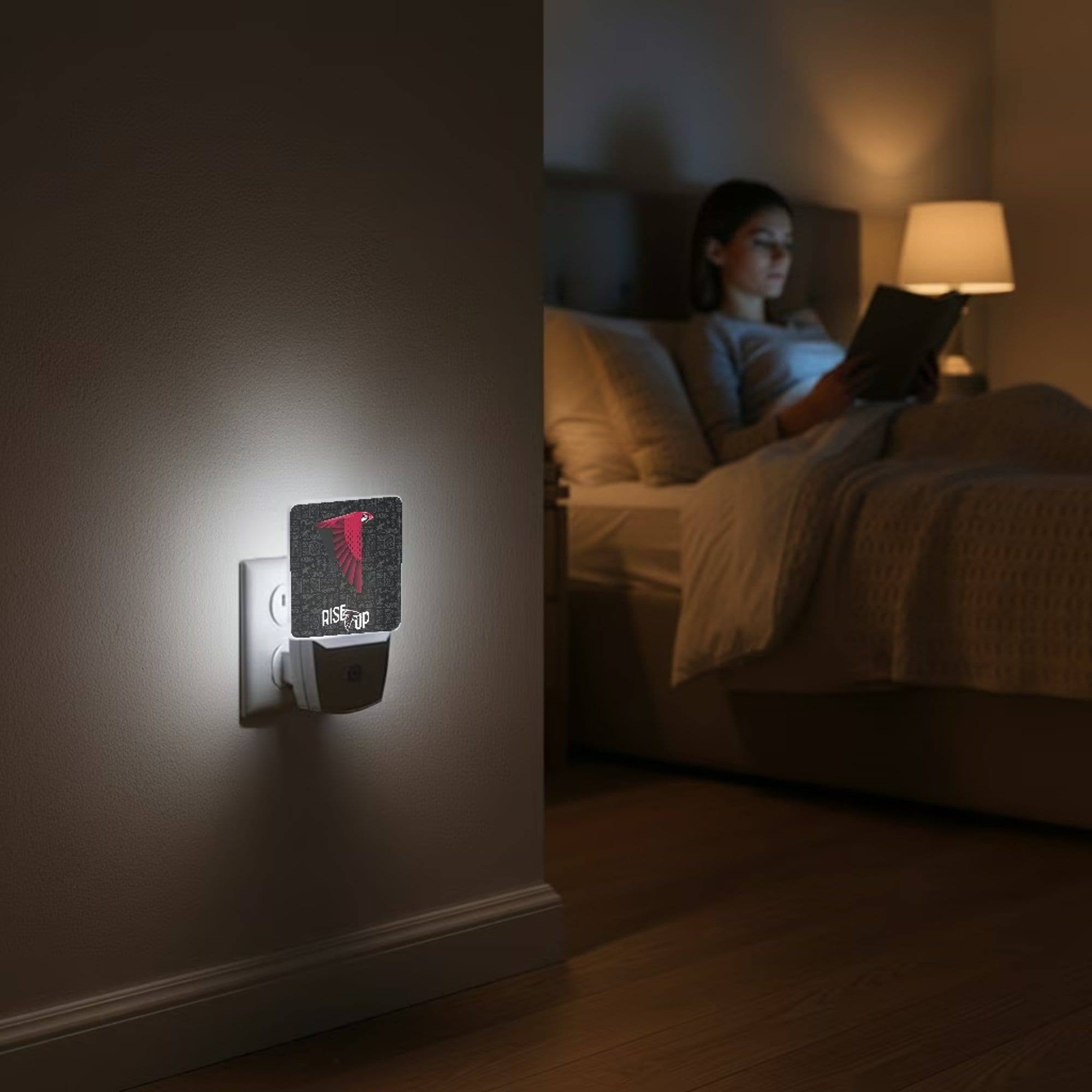 Alt View 3. Keyscaper - Atlanta Falcons 2024 Illustrated Limited Edition Nightlight Two-Pack - Multicolor.