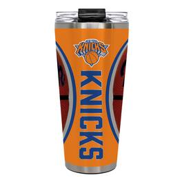 Great American Products - New York Knicks 32oz. Big Slim Game Ball Travel Tumbler - Brown