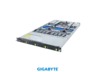 Front. GIGABYTE - GIGABYTE R183-S95-AAV1 Rack Server - 5th/4th Gen Intel® Xeon® Scalable - 1U DP 4-Bay Gen5 NVMe/SATA/SAS-4 Titanium.