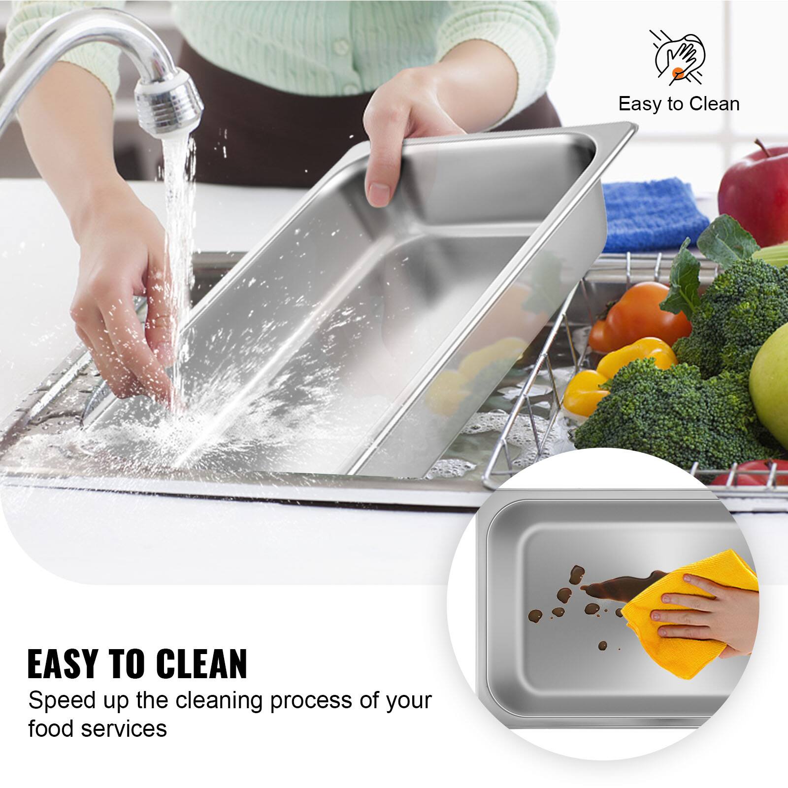 Easy to Clean

EASY TO CLEAN

Speed up the cleaning process of your food services