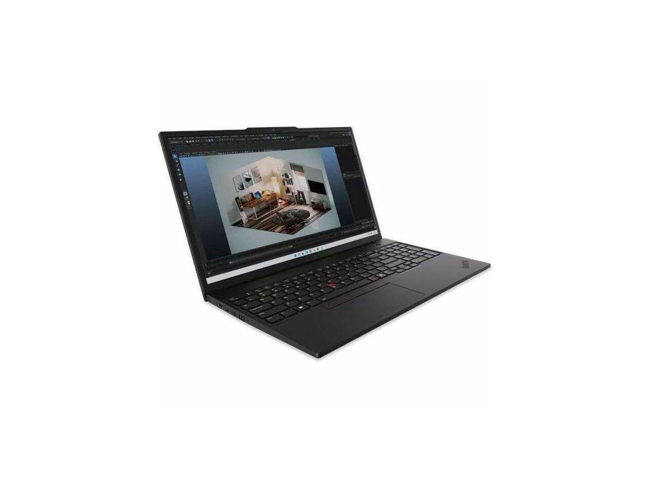 Alt View 5. Lenovo - Lenovo ThinkPad P16s Gen 3 16" Touch Intel Ultra 7 155H RTX 500 16GB 512GB SSD Win 11 Pro - Black.