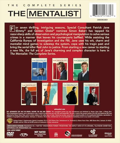 THE MENTALISTファースト、セカンド、サード、フォース DVD The THE MENTALISTファースト、セカンド、サード、フォース DVD The