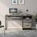 Front. Bestier - 55 Inch Computer Desk with File Cabinet & Keyboard Tray, Study&Executive Workstation - Retro Gray Oak Dark.