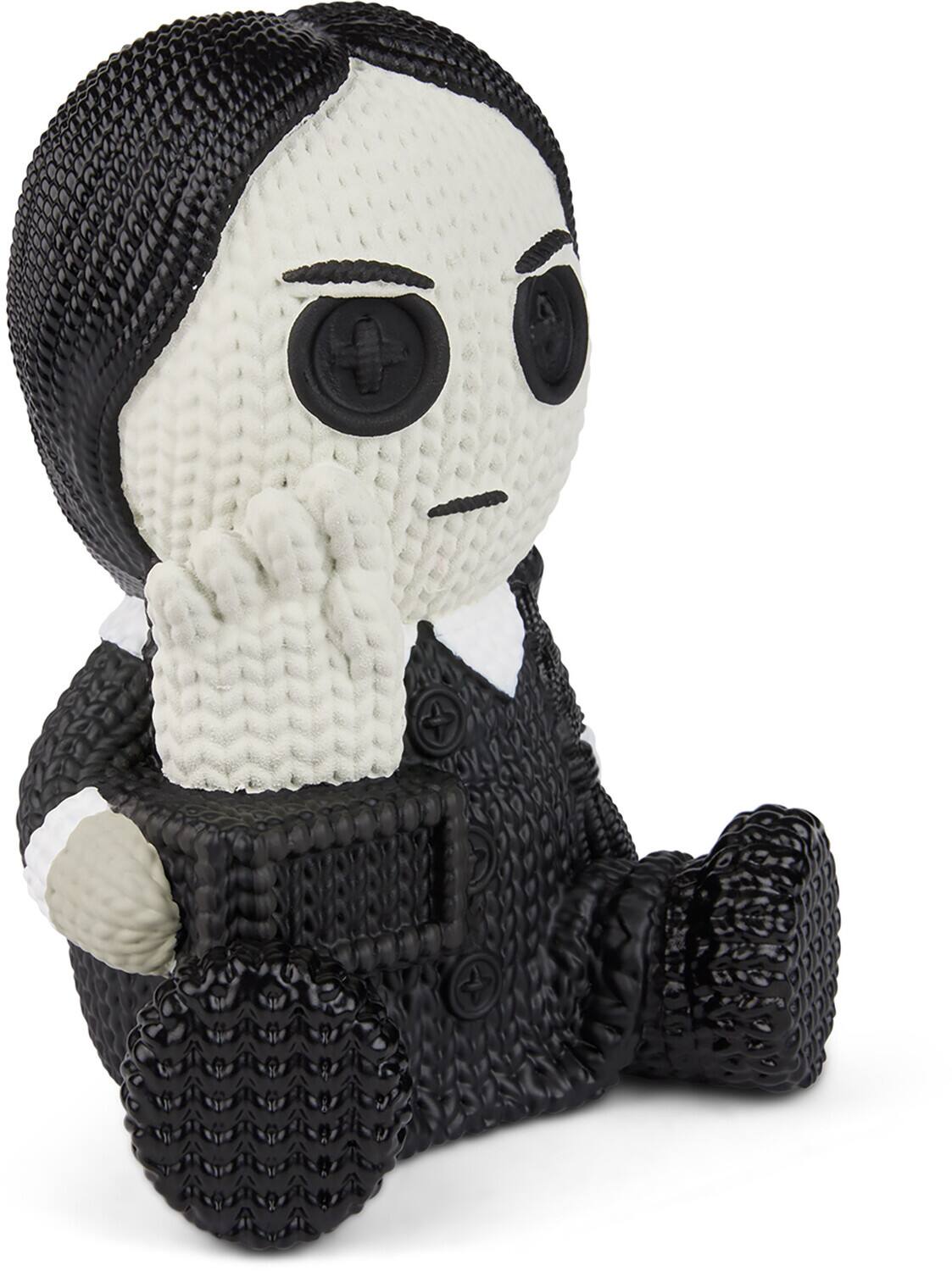 Alt View 3. Handmade by Robots - The Addams Family - Wednesday with Thing Glow in the Dark Limited Edition Vinyl Figure – Handmade by - COLLECTIBLES - Multicolor.