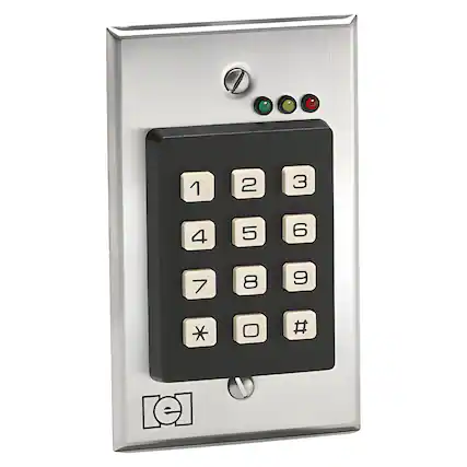 Front. Linear - 212i Comm Controller 120-User Door Gard Indoor Keypad.