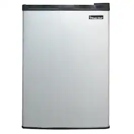 Magic Chef - 2.6 cu. ft. Mini Fridge in Stainless Steel - 1-Door - Silver