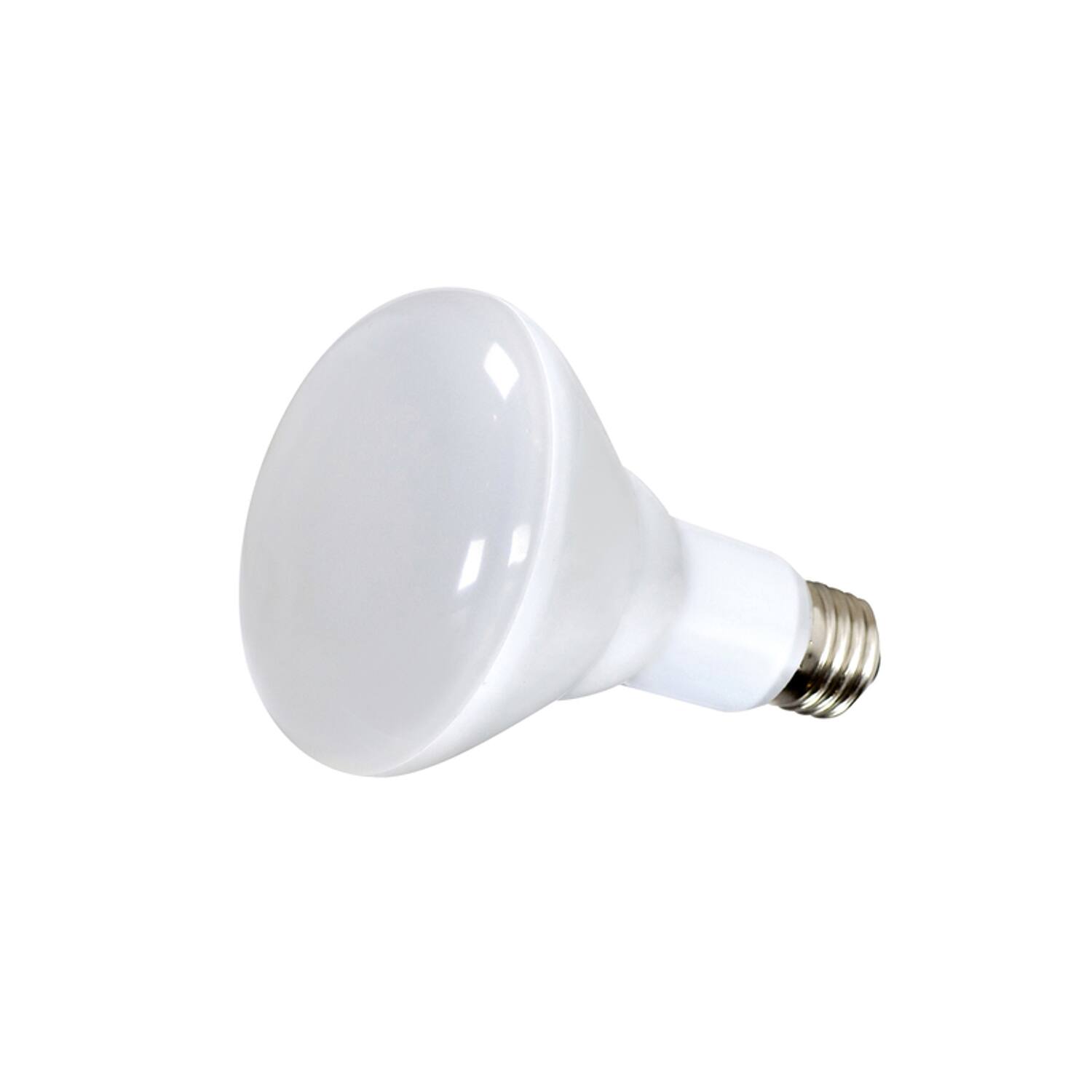 Front. SATCO - Satco BR30 E26 (Medium) LED Bulb Warm White 65 Watt Equivalence 6 pk.