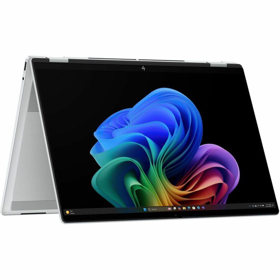 Alt View 4. HP - HP OmniBook 7 Flip 16-au0000 16-au0000nr 16" Touchscreen Convertible 2 in 1 Notebook - 2K - Intel Core Ultra 5 226V - 16 - Glacier Silver.