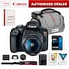 Canon AUTHORIZED DEALER
Canon AUTHORIZED DEALER
Canon AUTHORIZED DEALER
Canon AUTHORIZED DEALER PROTECTION PLAN
Canon EOS REBEL T7
EF-S LENS 18-55mm ZOOM 1:3.5-5.6 CANON IS II
64GB 150 MB/s SP V30 W XC I & PRO Lexar 800
58mm
Canon EOS
PaintShop Pro
VideoStudio