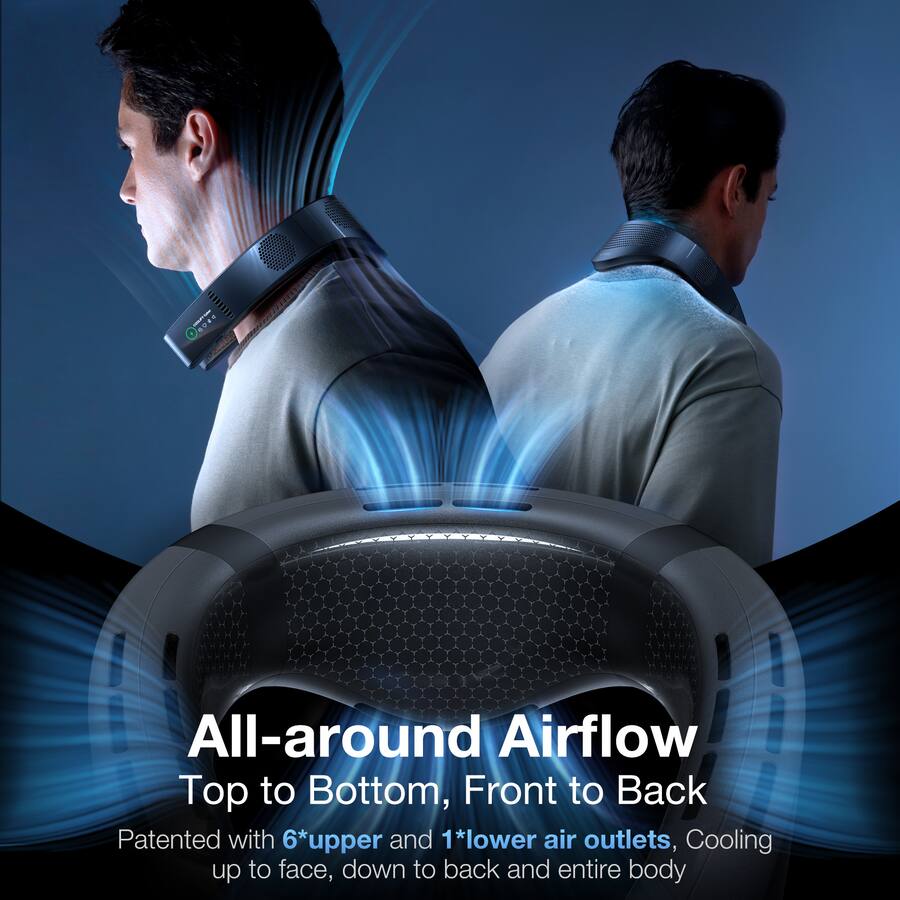 TORRAS COOLiFY Cyber Neck Air Conditioner, Cooling, Heating, and TORRAS COOLiFY Cyber Neck Air Conditioner, Cooling, Heating, and