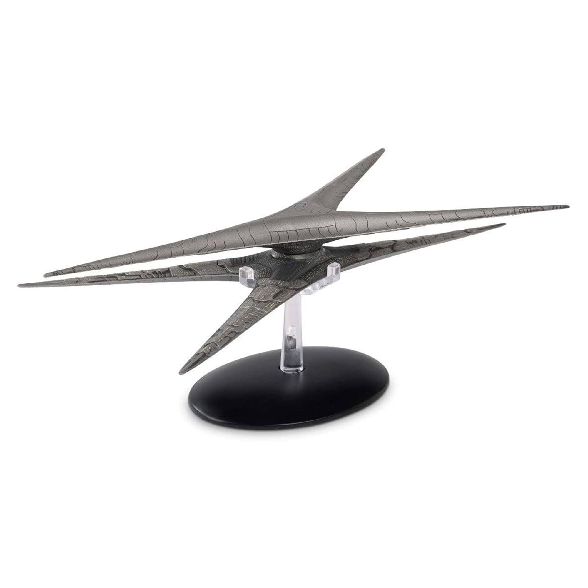 Alt View 2. Eaglemoss - Eaglemoss Battlestar Galactica Ship Replica | Modern Basestar (Blood and Chrome) - Grey.