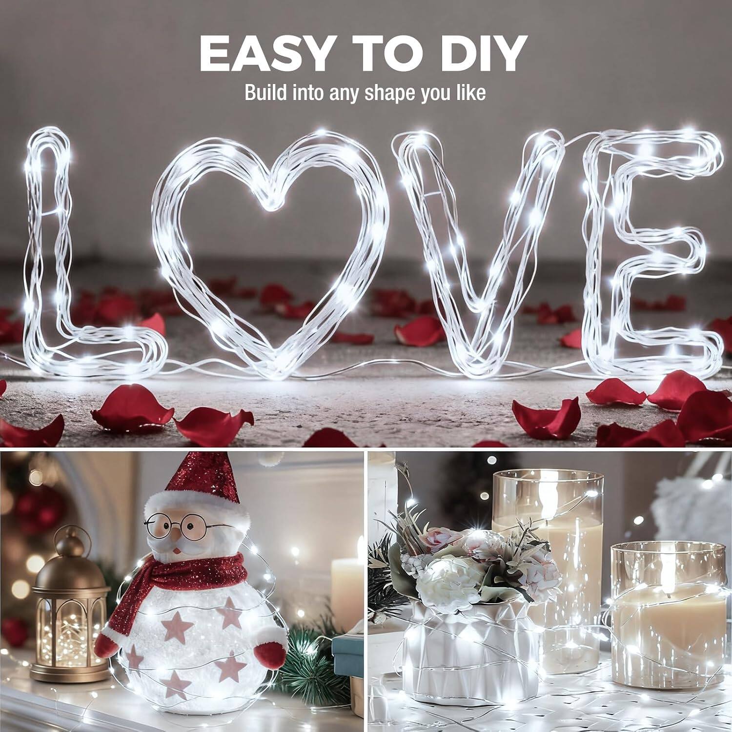 EASY TO DIY  
Build into any shape you like