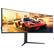 Angle. Z Z-Edge - 49" 32:9 DQHD 5120x1440 144Hz 1ms 3800R Curved IPS Gaming Monitor, 400cd/m², 1.07B Colors (10bit), Adjustable Stand - Black.