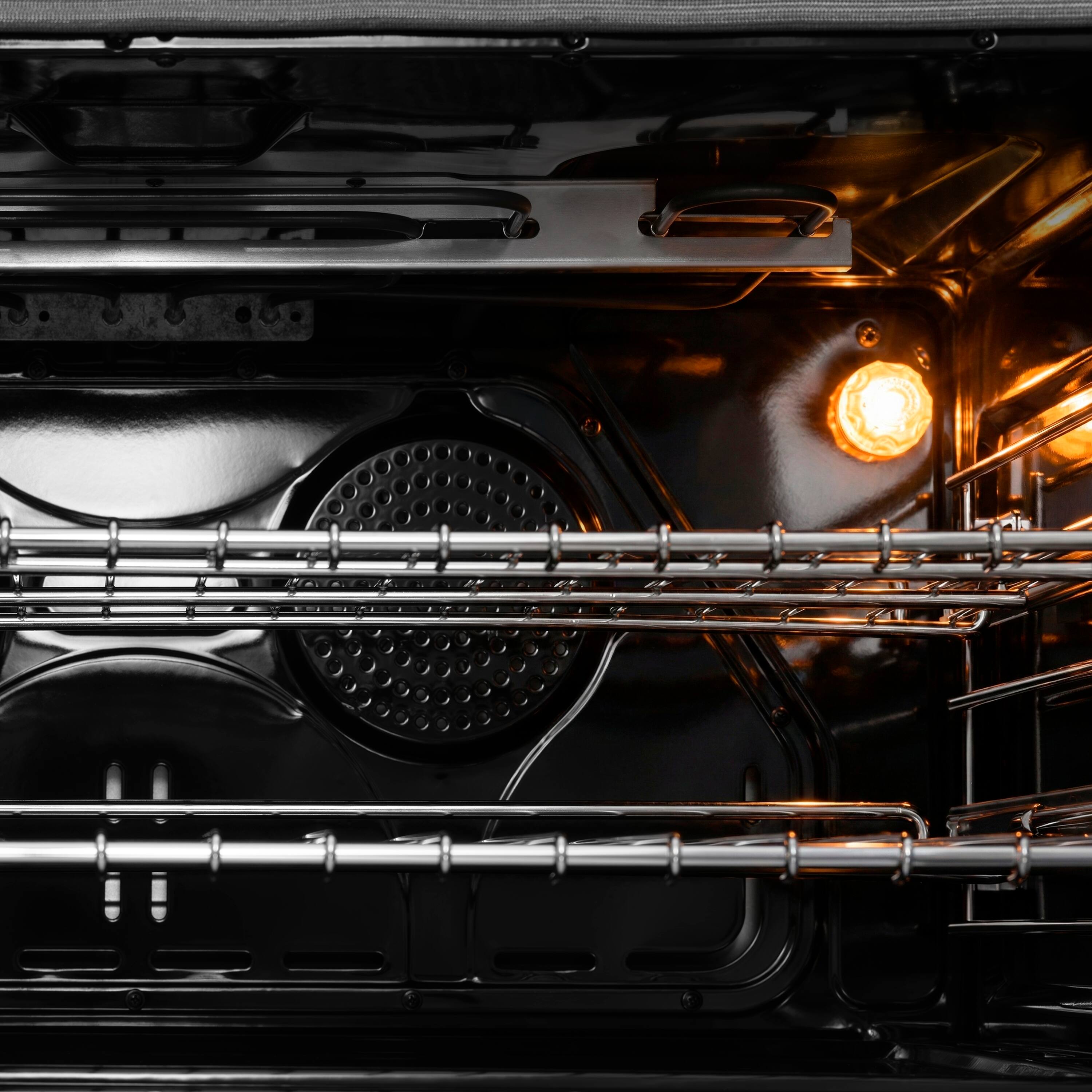 Alt View 15. ZLINE - 36 in. 4.6 cu. ft. Legacy Freestanding Dual Fuel Range with 6 Burners and Electric Convection Oven in Stainless Steel - Stainless steel.