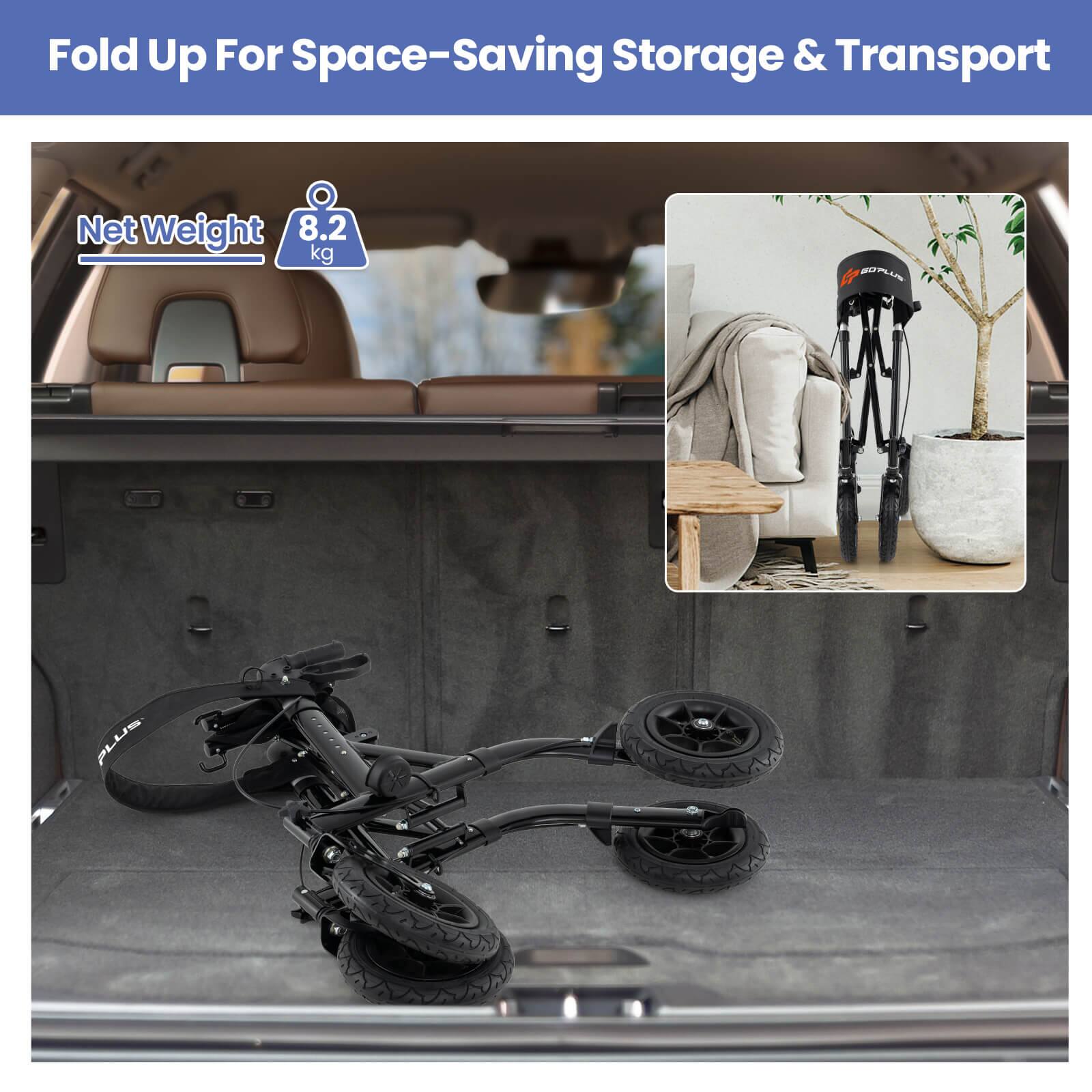 Fold Up For Space-Saving Storage & Transport
Net Weight 8.2 kg
BOPLS PLUS