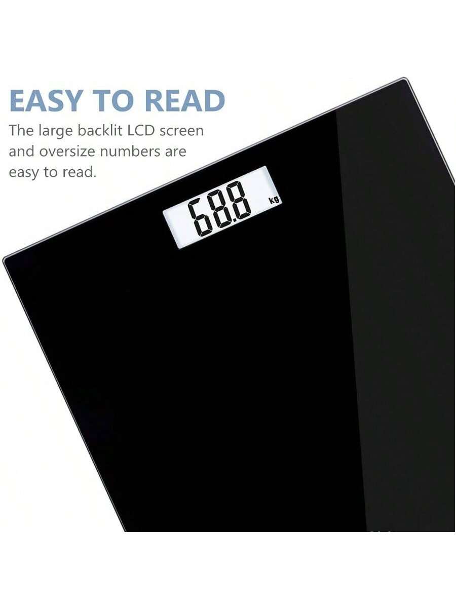 EASY TO READ  
The large backlit LCD screen and oversized numbers are easy to read.  
688 kg