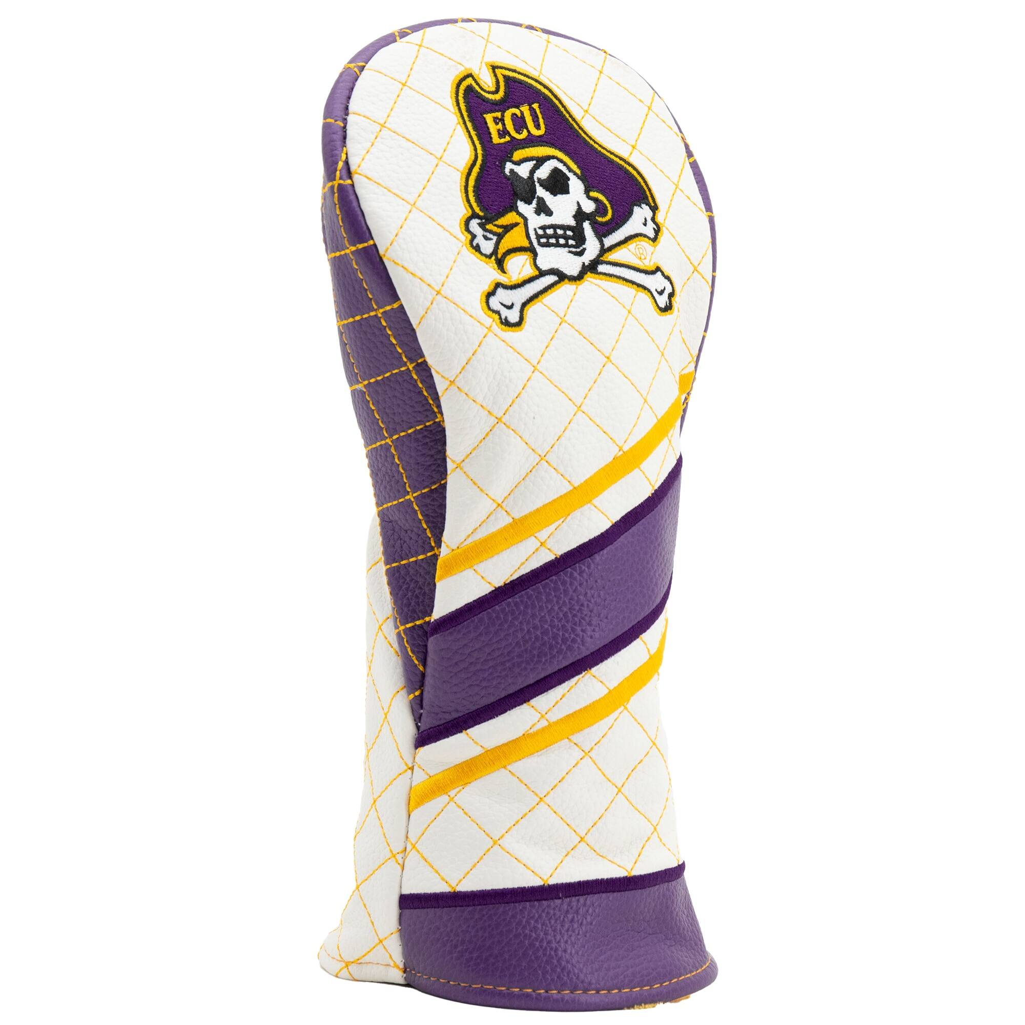 Alt View 2. Team Golf - ECU Pirates Striped Quilted Fairway Headcover - Multicolor.