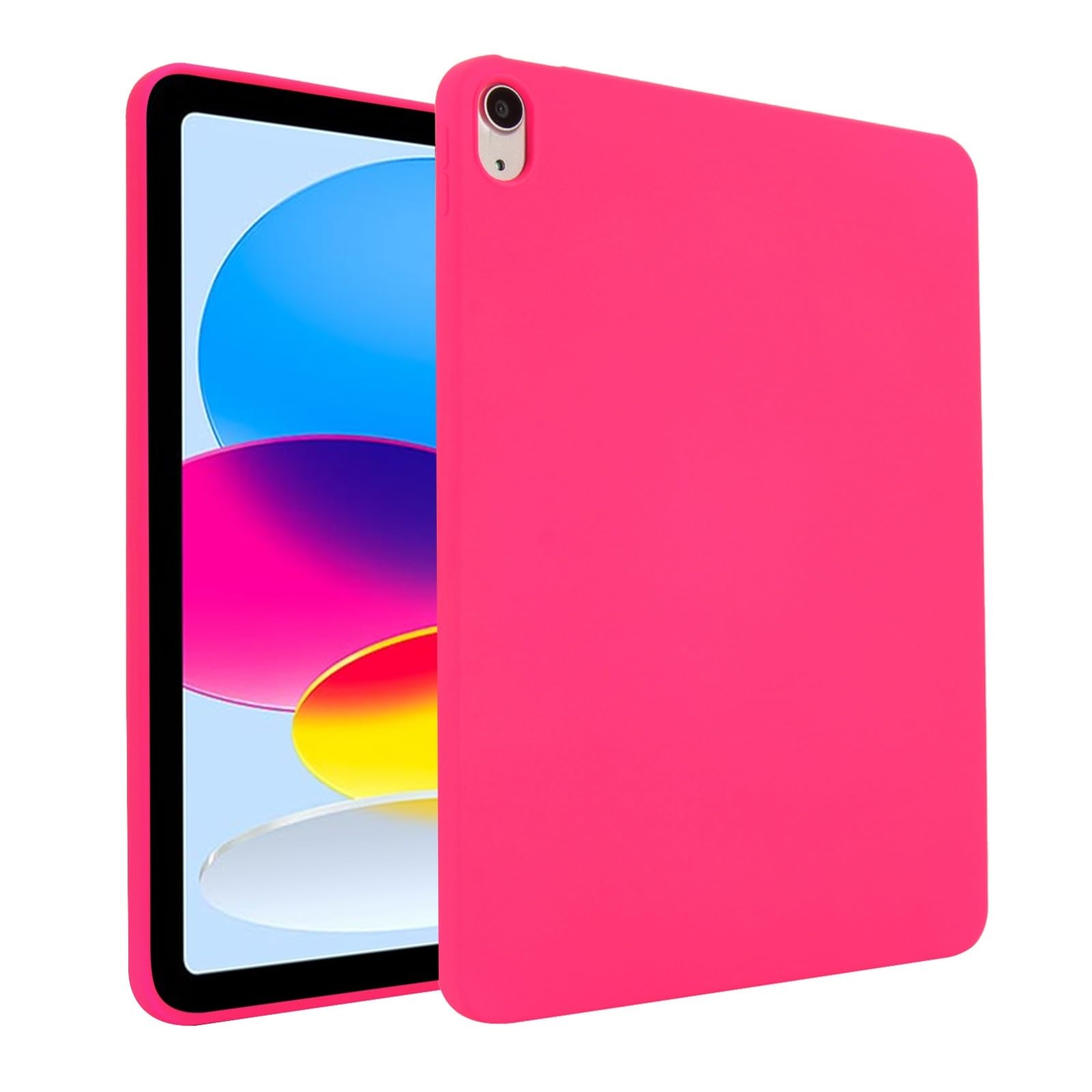 Front. Dteck - Case For iPad Air 11'' (M4)2026/(M3)2025/ (M2)2024 Slim Lightweight Soft TPU Skin-Friendly Anti-Scratch Protective Cover - Rose.