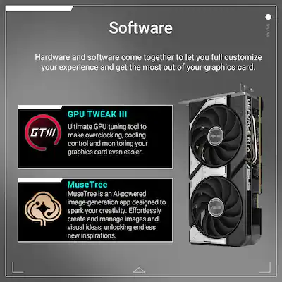 ASUS DUAL NVIDIA GeForce RTX 5060 OC Edition 8GB GDDR7 PCI Express