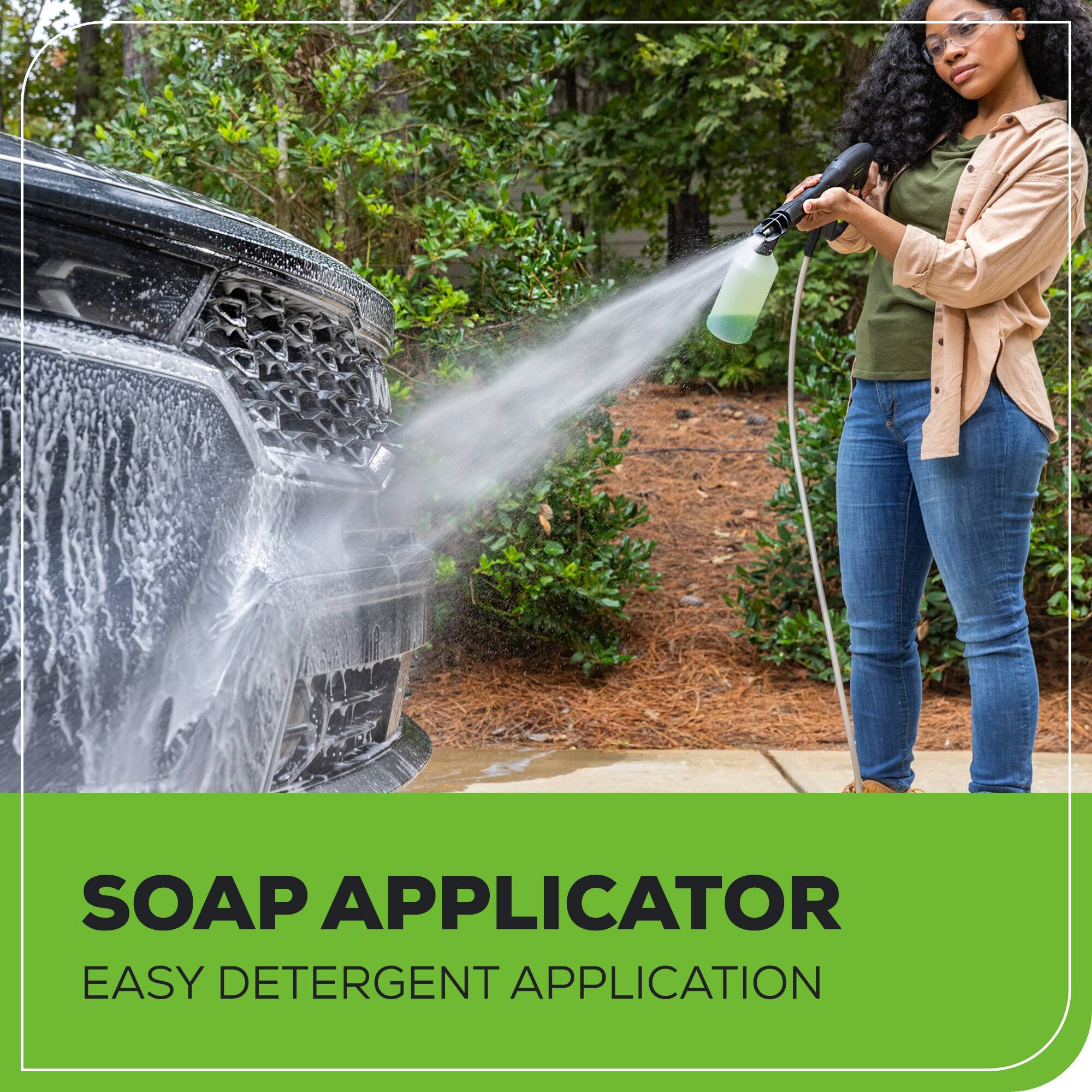 SOAP APPLICATOR  
EASY DETERGENT APPLICATION