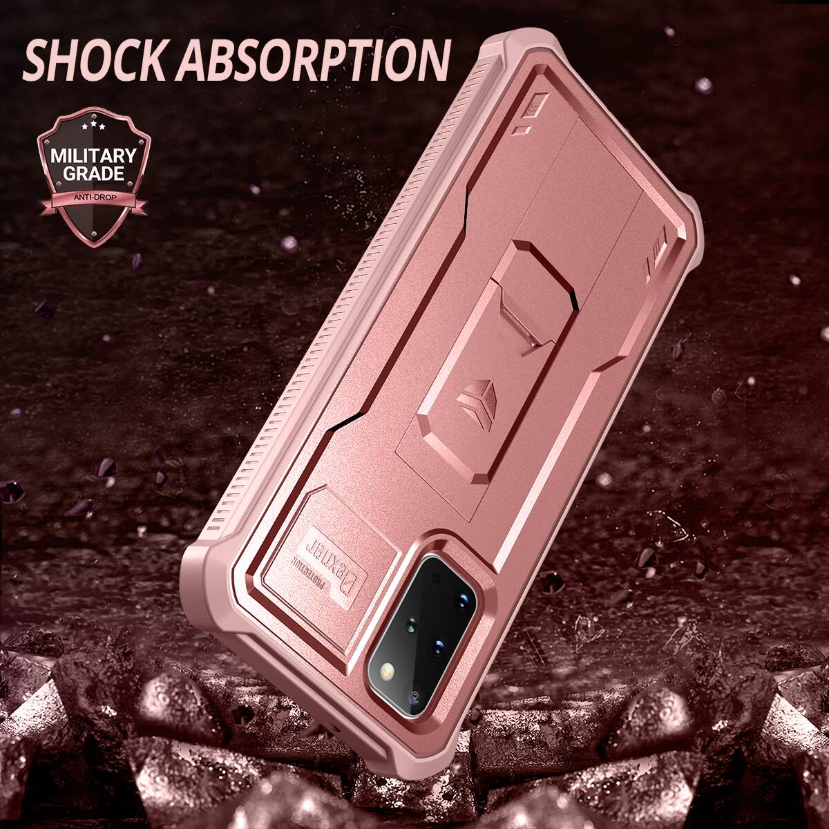 SHOCK ABSORPTION  
MILITARY GRADE  
ANTI-DROP