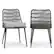 Angle. Simpli Home - Beachside Outdoor Dining Chair (Set of 2) - Grey.