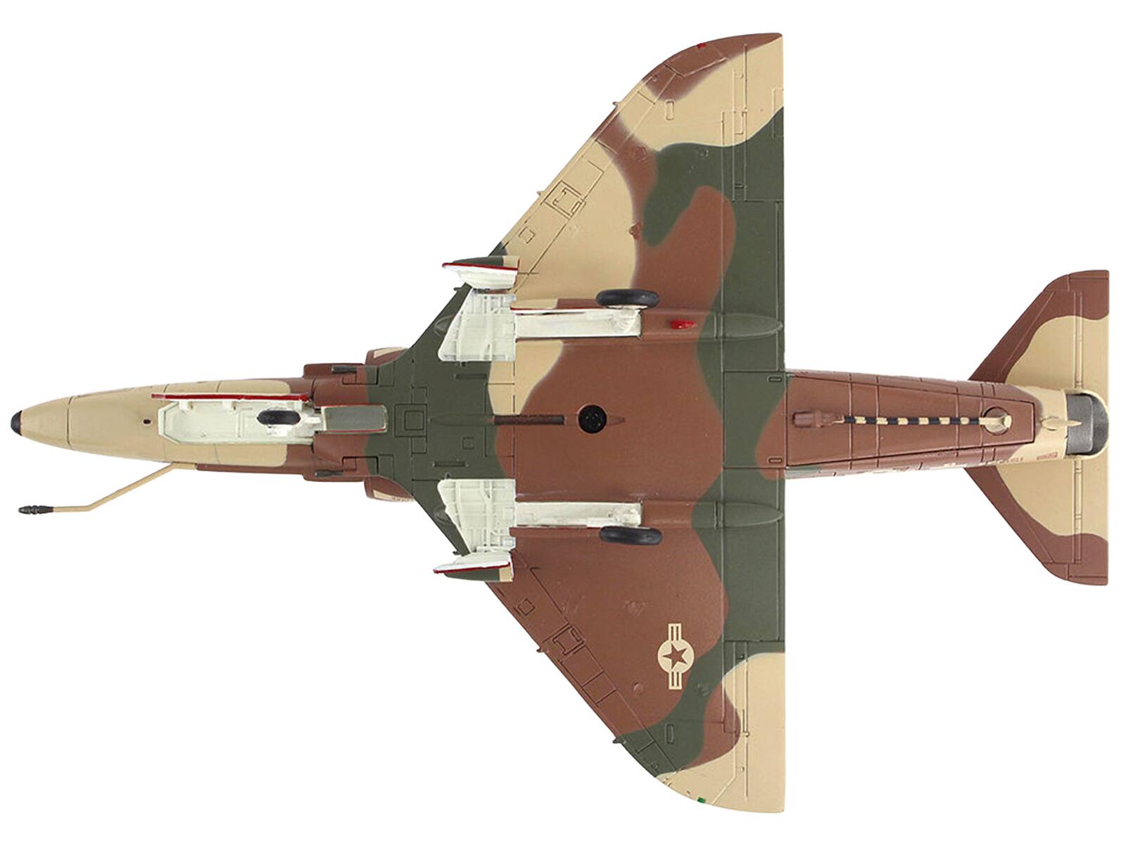 Alt View 1. Hobby Master - Douglas A-4E Skyhawk Aircraft "Aggressor 151095" (1985/6) United States Navy "Air Power Series" 1/72 - Brown, Green, Beige.