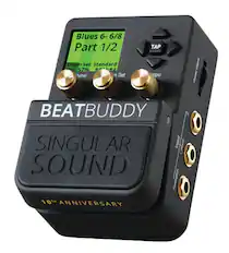 Blues 6-6/8 Part 1/2
Drum set: Standard
Vol: 57%
BPM: 84
TAP
BEATBUDDY
SINGULAR SOUND
10th ANNIVERSARY