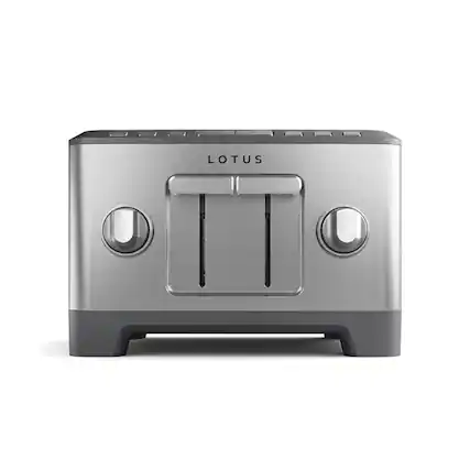 Front. Lotus - Professional Series The Four Slice™ Precision Toaster - Stainless Steel.