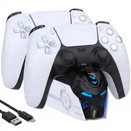 Kitcheniva - PS5 Controller Charger Dual Fast Charging Station for PlayStation5 DualSense US