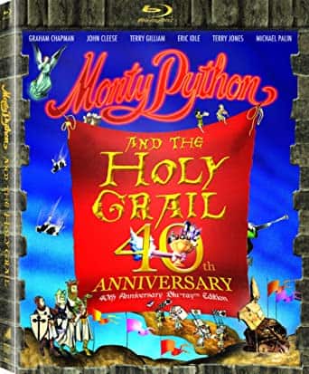 Front. Monty Python and the Holy Grail (40th Anniversary Edition) (Blu-ray).