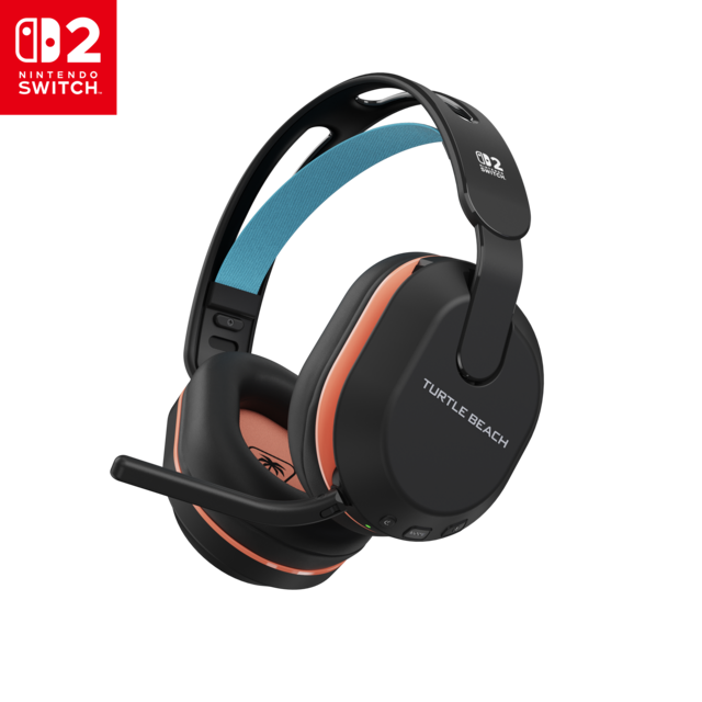 Turtle Beach - Stealth 500 Wireless Over-Ear Gaming Headset for Nintendo Switch 2 & Mobile - Charcoal Black