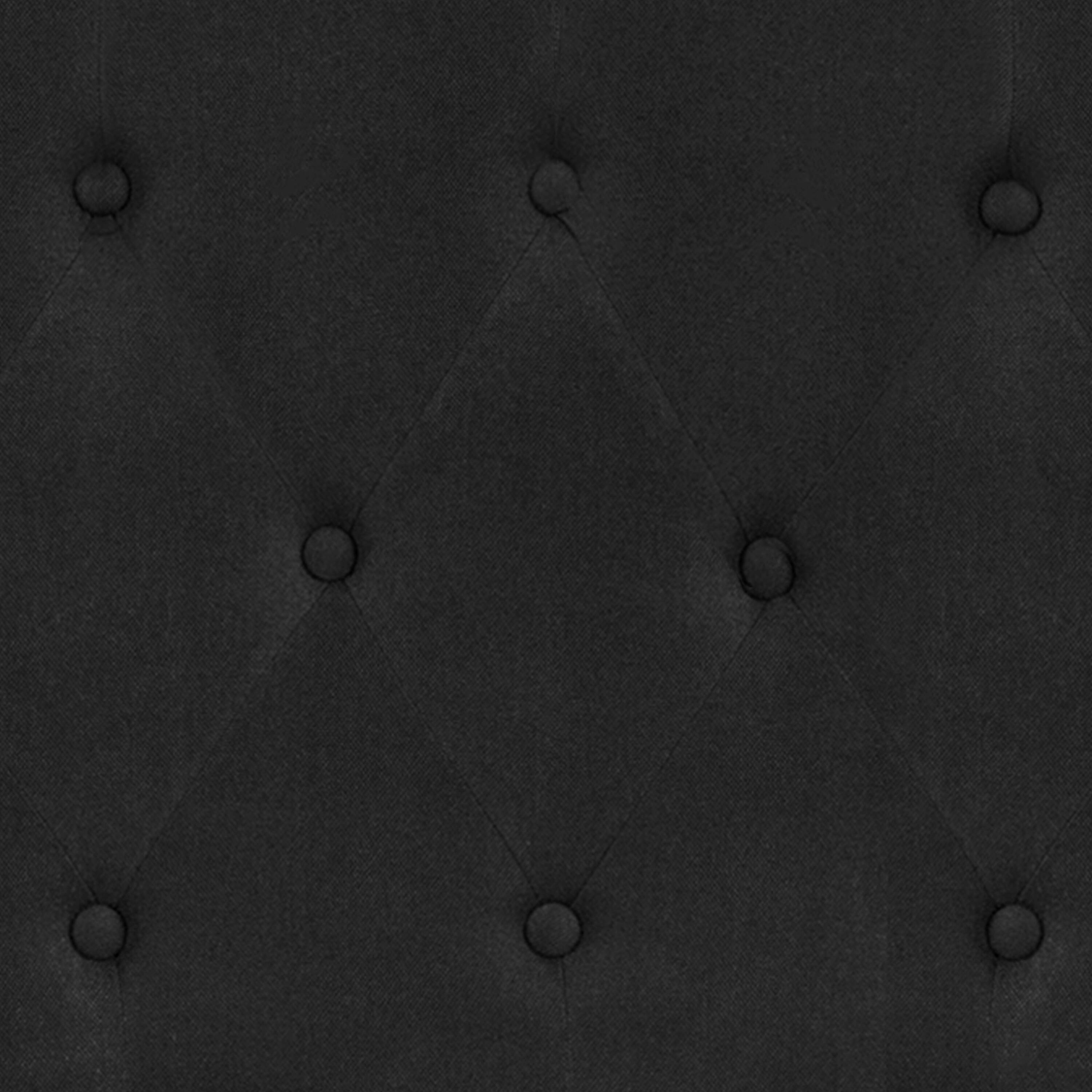 Alt View 7. Emma + Oliver - Arched Button Tufted Upholstered Headboard - Black.