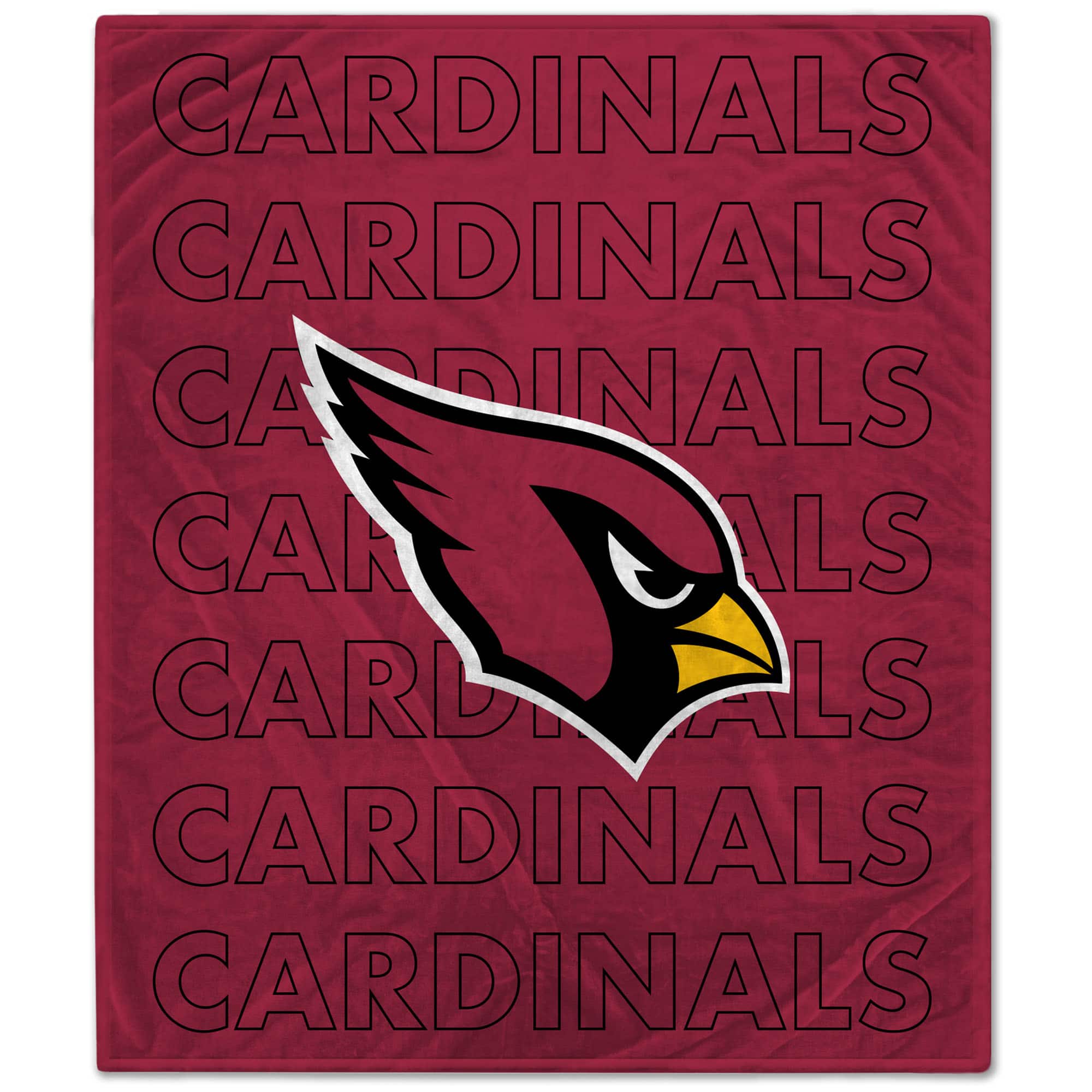 Pegasus - Arizona Cardinals 60" x 70" Echo Wordmark Lightweight Blanket - Multicolor