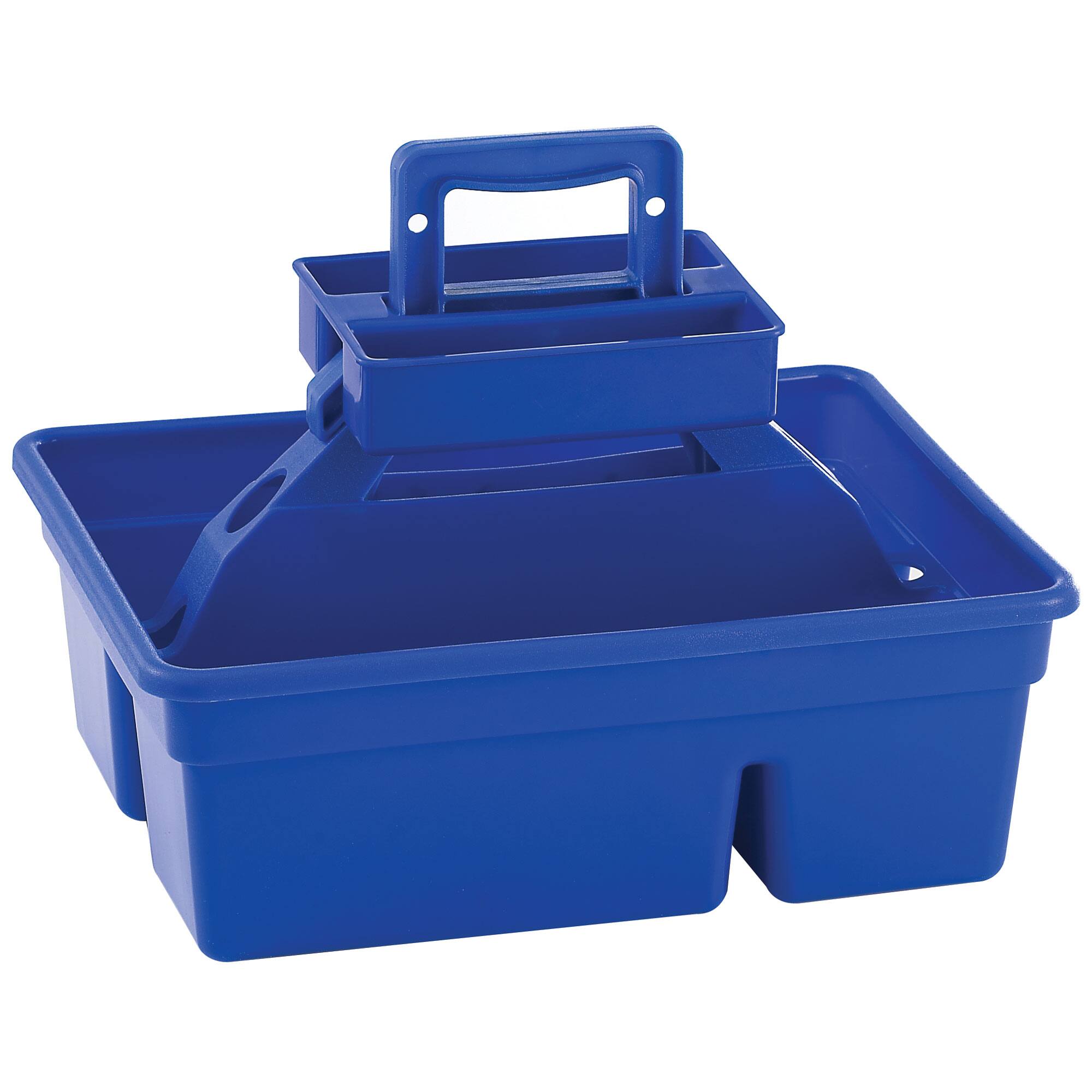 Alt View 1. Little Giant - Little Giant DuraTote Stable Stool and Tote Box with Carrying Handle, Blue - Blue.