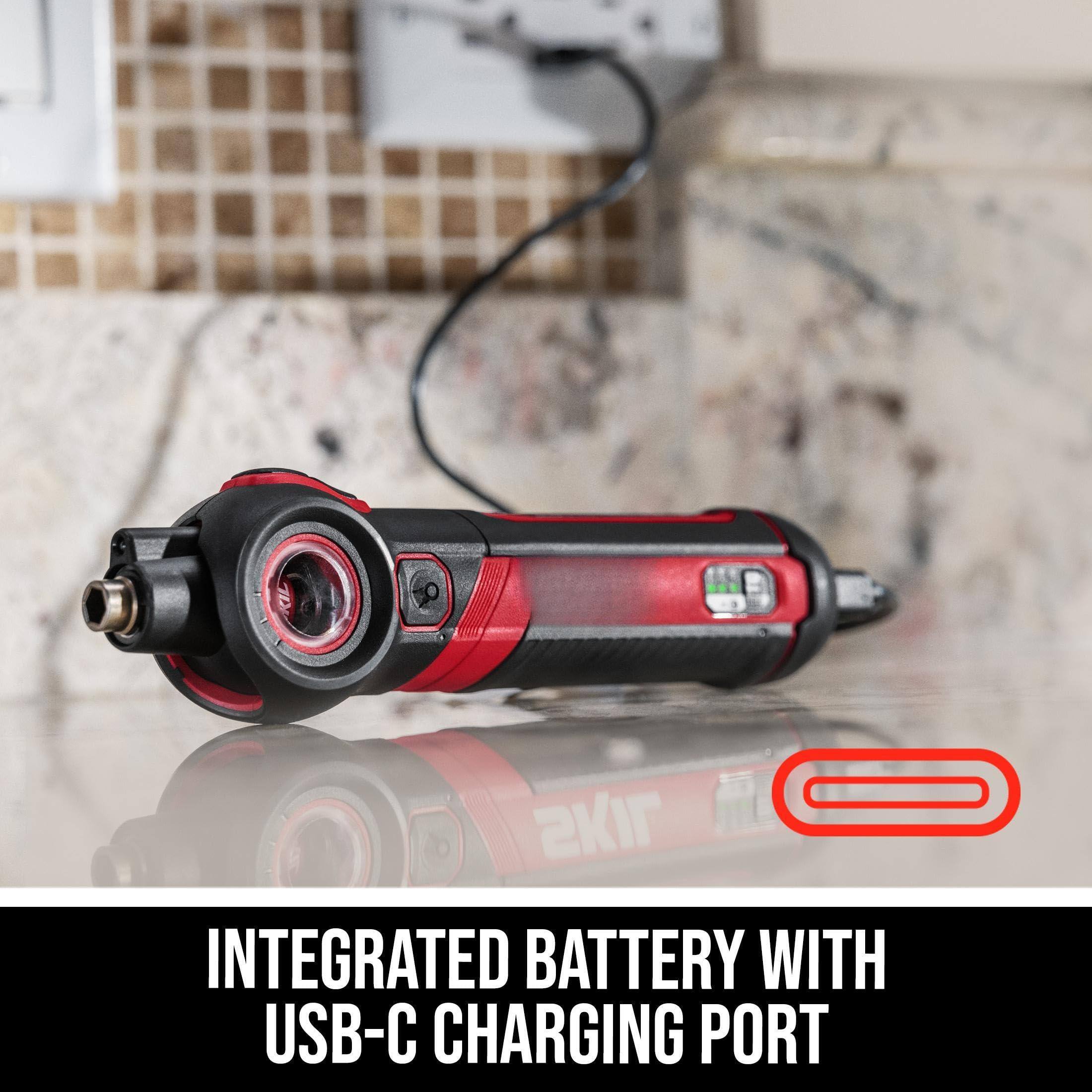 INTEGRATED BATTERY WITH USB-C CHARGING PORT