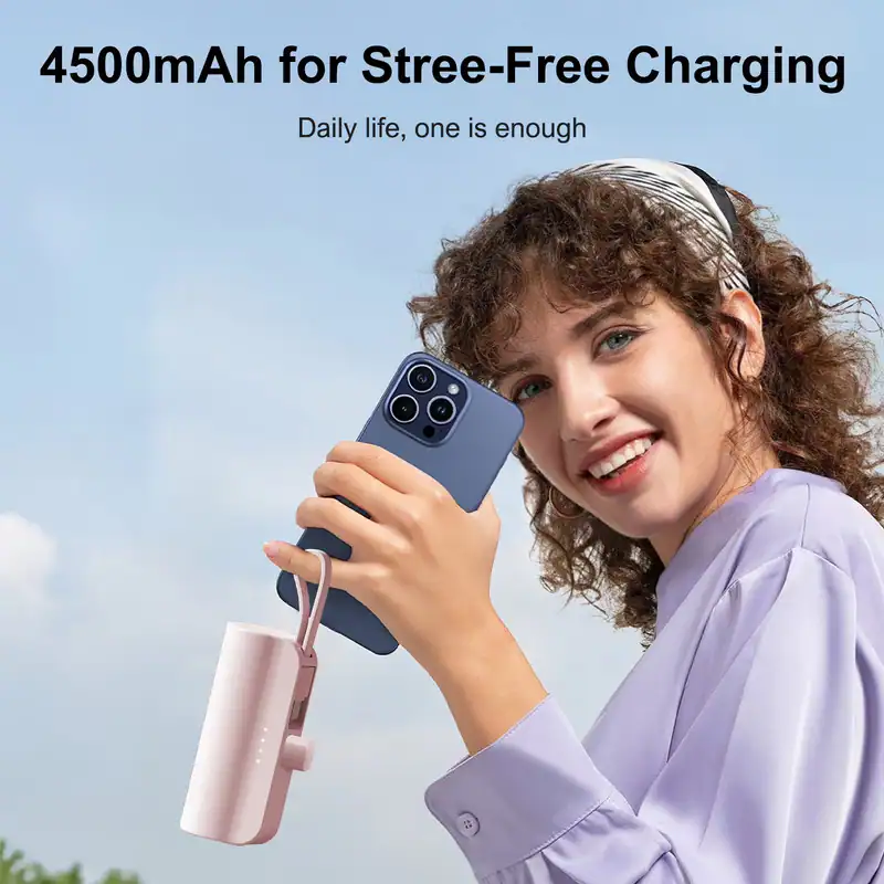 4500mAh for Stress-Free Charging  
Daily life, one is enough