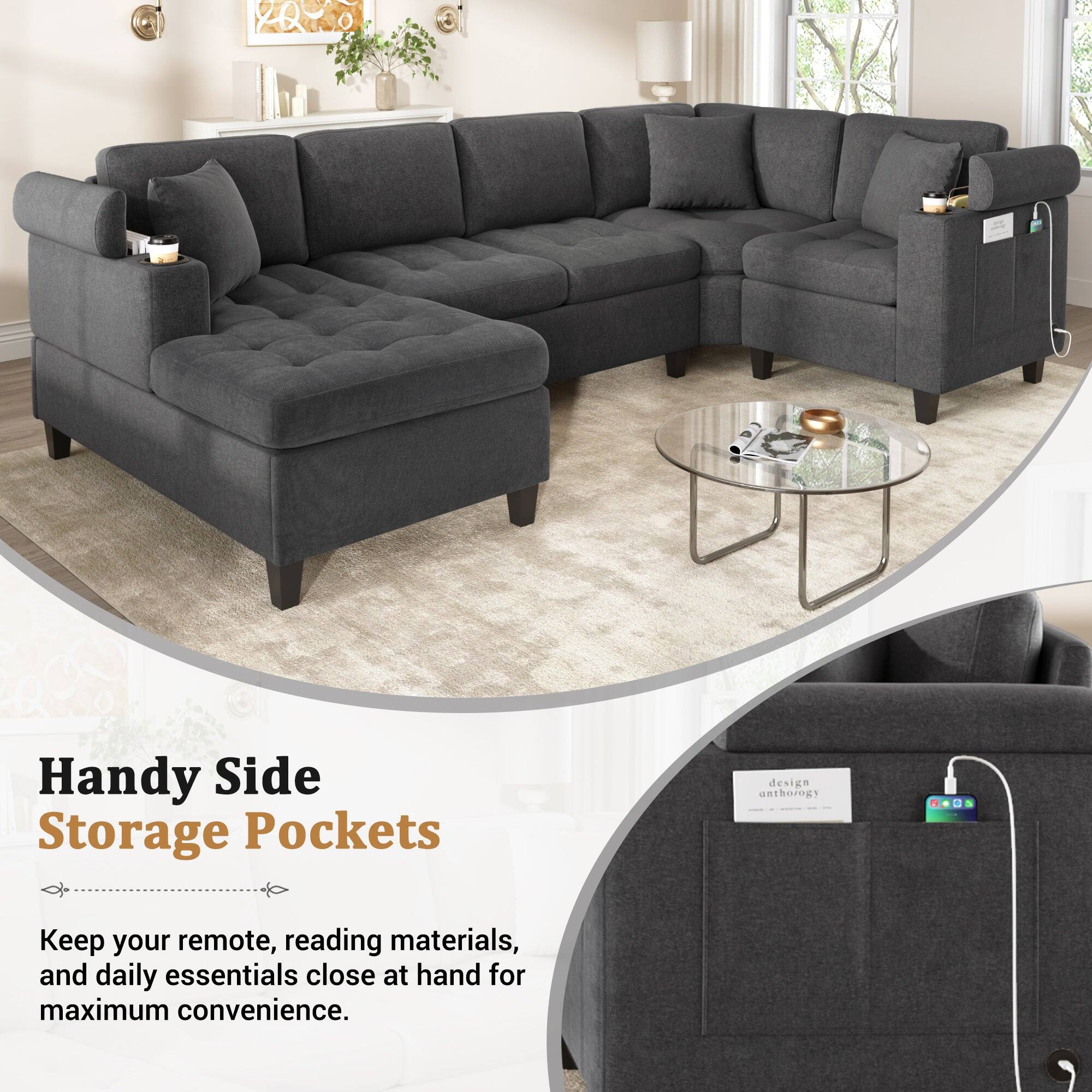 Handy Side Storage Pockets

Keep your remote, reading materials, and daily essentials close at hand for maximum convenience.