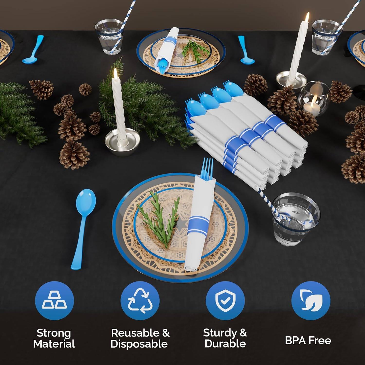 - Strong Material
- Reusable & Disposable
- Sturdy & Durable
- BPA Free